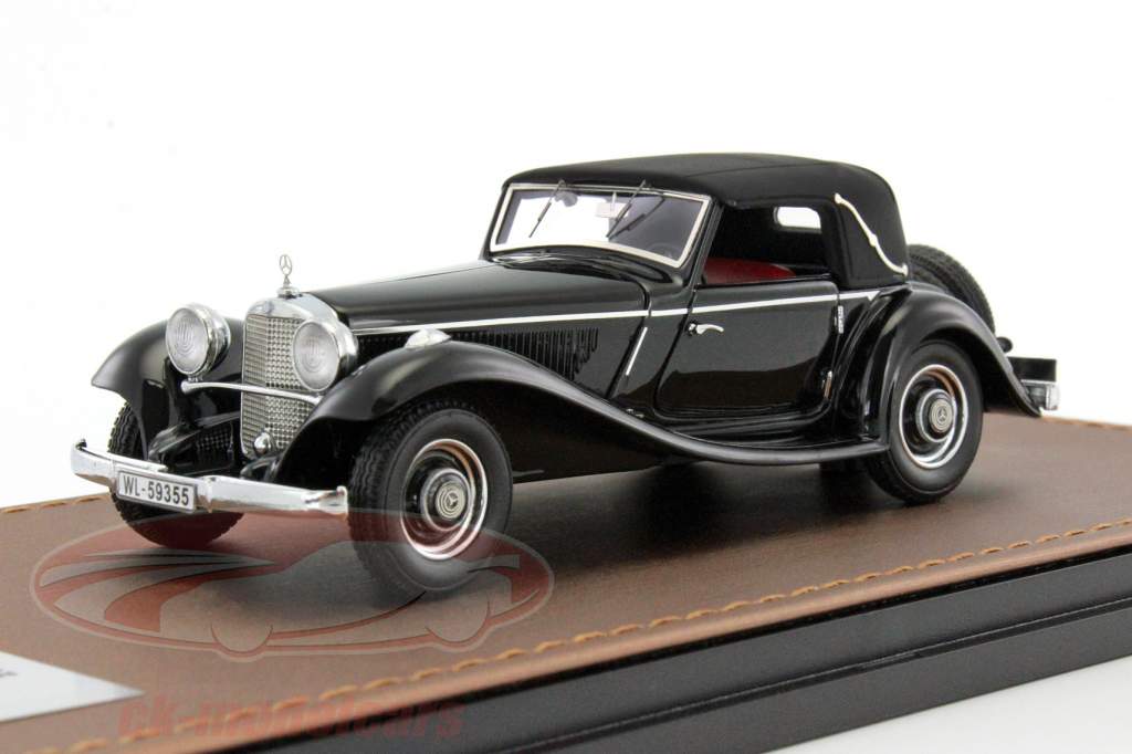 Mercedes-Benz 290A Cabriolet Closed Top Baujahr 1936 schwarz 1:43 GLM