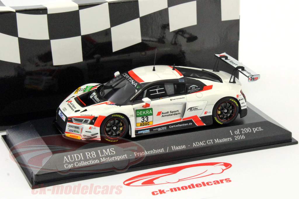 Audi R8 LMS #33 ADAC GT Masters 2016 Frankenhout, Haase 1:43 Minichamps