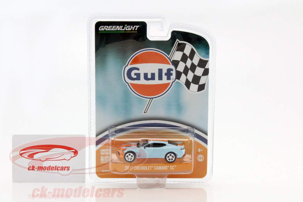 Chevrolet Camaro SS année de construction 2017 Gulf Version 1:64 Greenlight