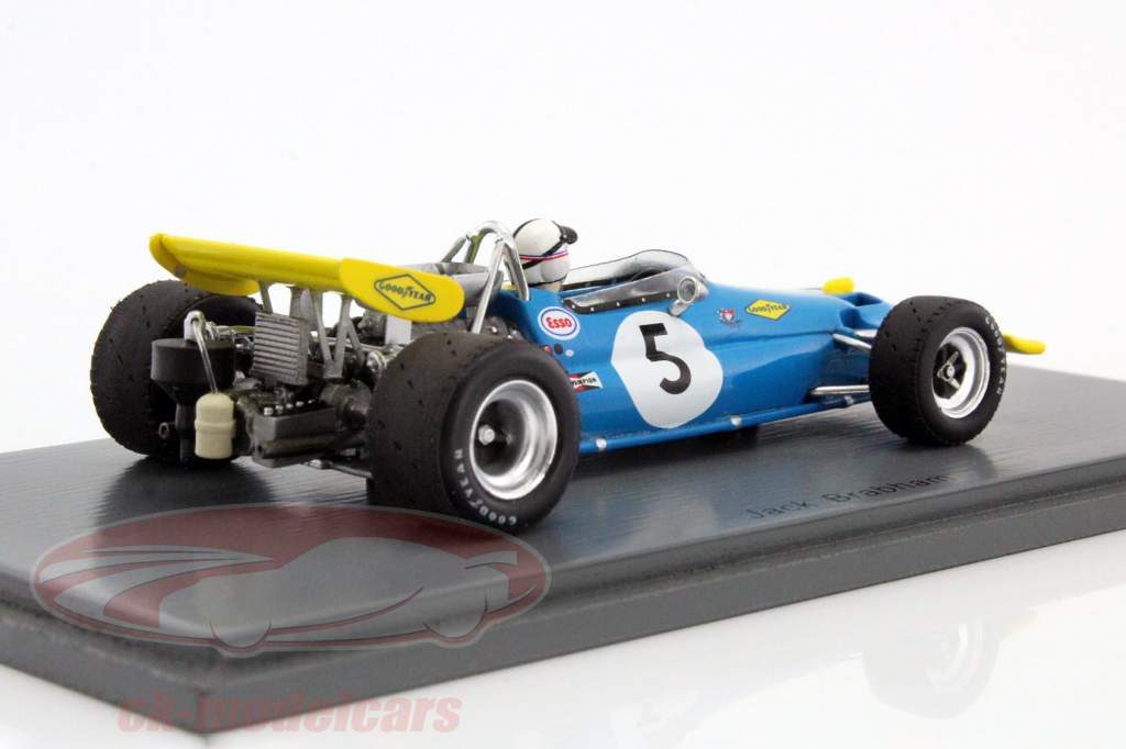 Jack Brabham Brabham BT33 #5 segundo Mónaco GP fórmula 1 1970 1:43 Spark