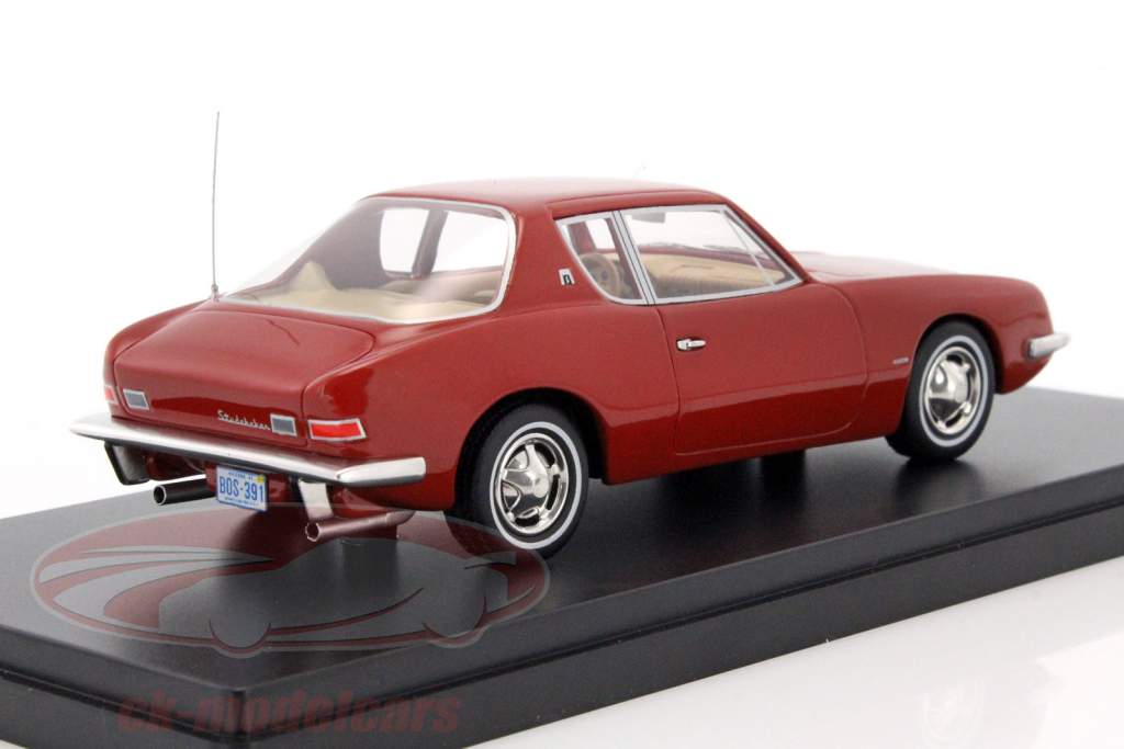 Studebaker Avanti année de construction 1963 rouge 1:43 Neo