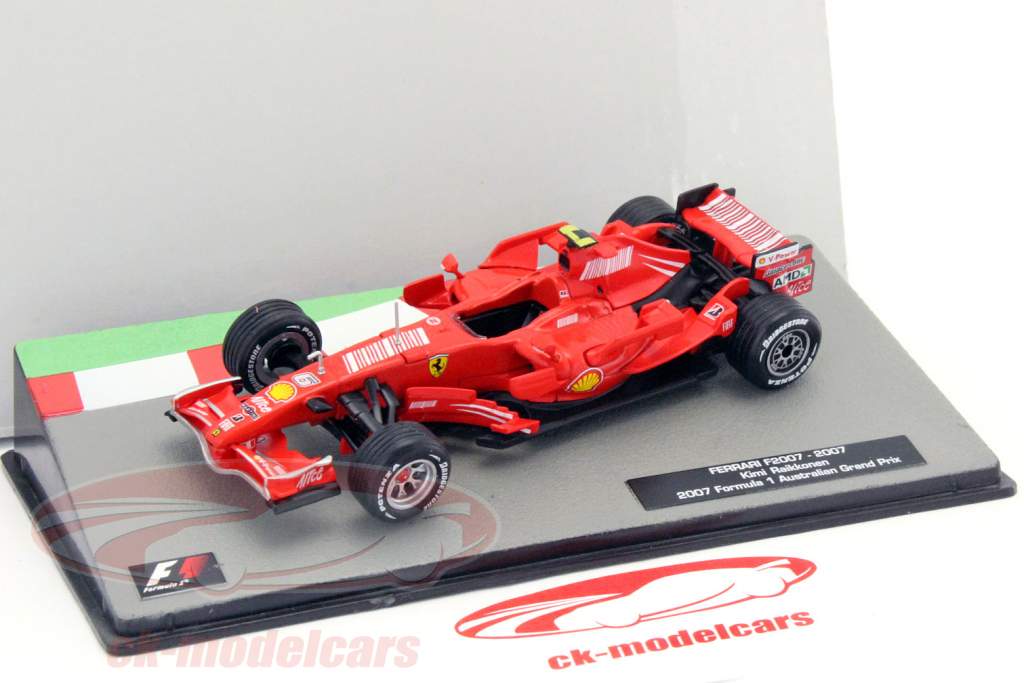 Ferrari F2007 Kimi Räikkönen 1/43 Altaya 1:43 Kimi Räikkönen Ferrari F2007 #6 World Champion