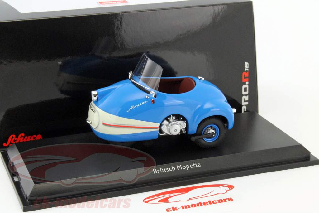 Brütsch Mopetta bleu / blanc 1:18 Schuco