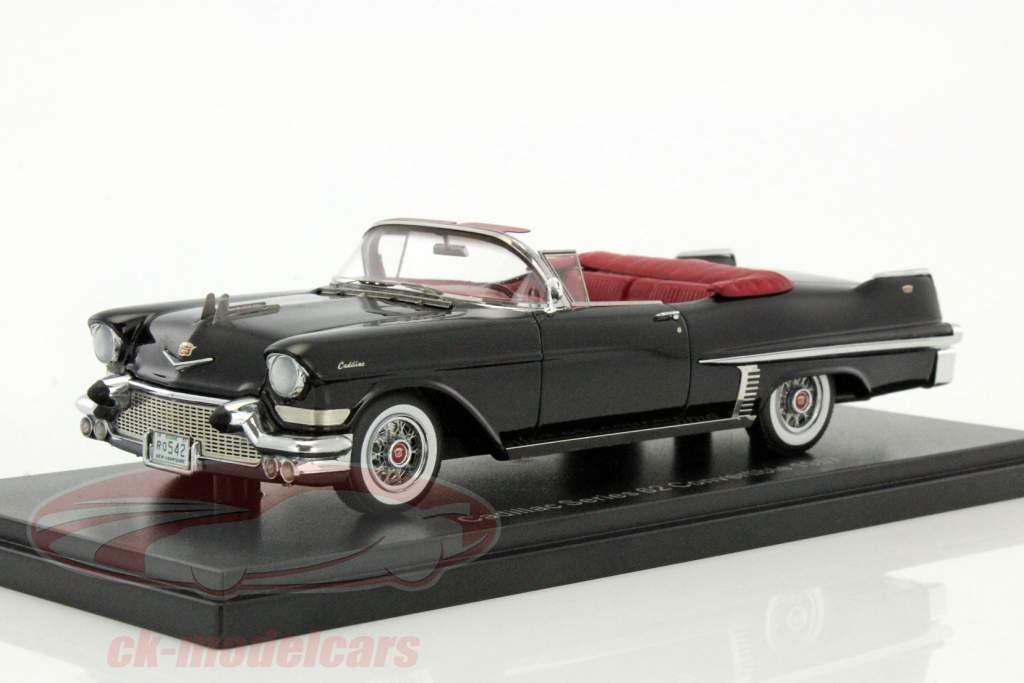Cadillac Series 62 conversível ano de construção 1957 preto 1:43 Neo