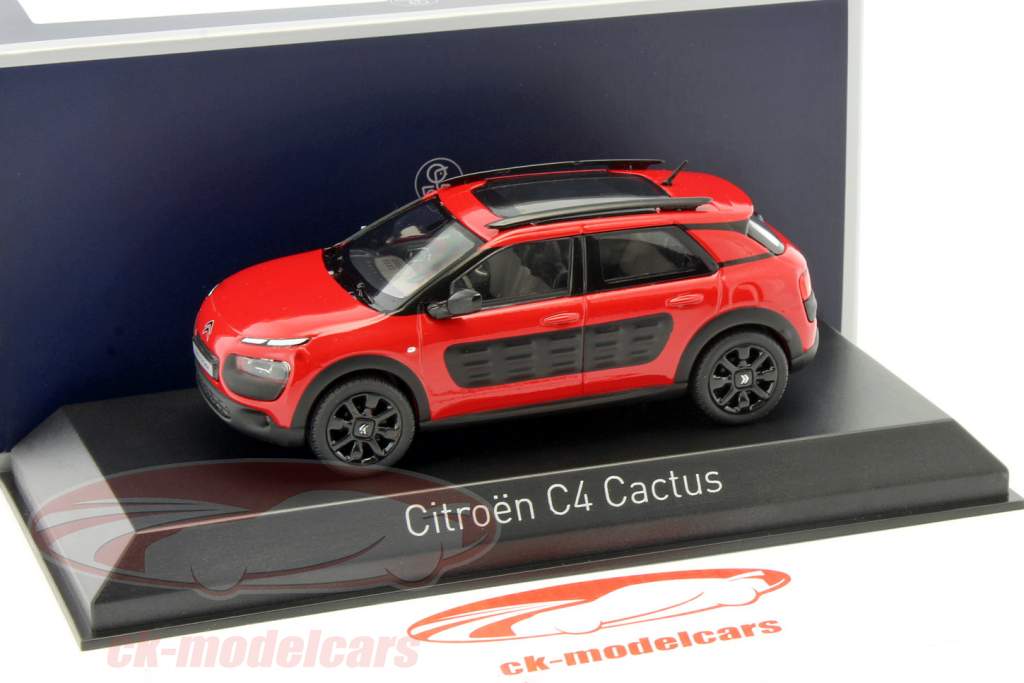 Citroen C4 Cactus 建造年份 2014 红 / 黑 1:43 Norev