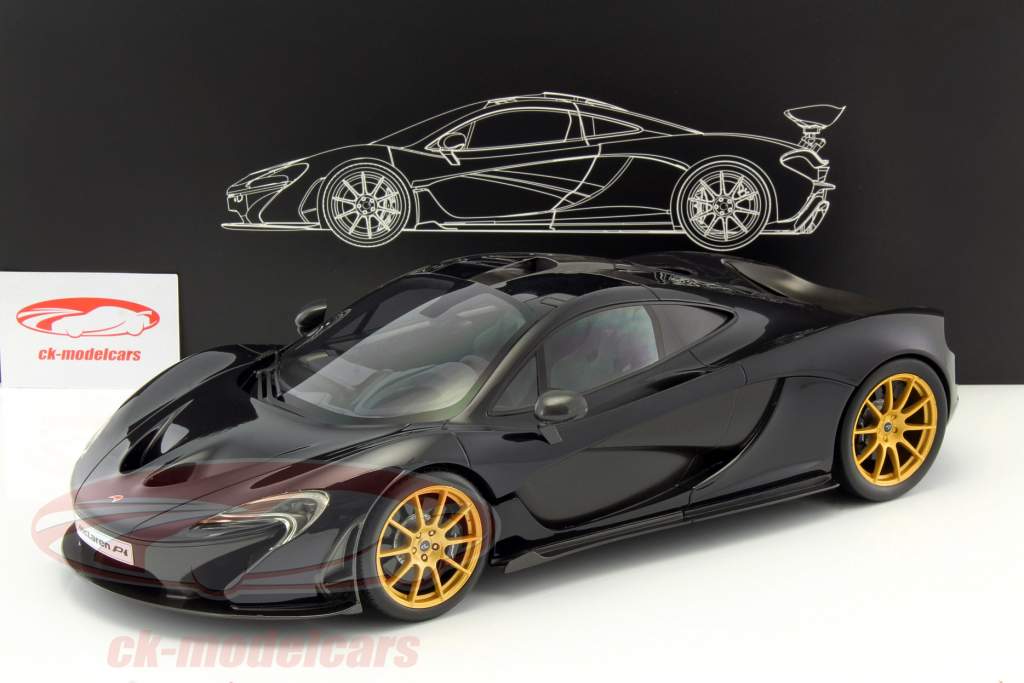 McLaren P1 築 2014 ゴッサム 黒 1:12 TrueScale
