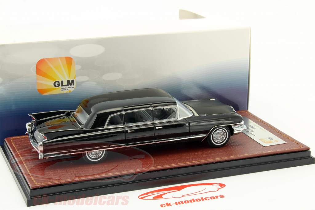 Cadillac Seventy Five Fleetwood año de construcción 1962 negro 1:43 GLM