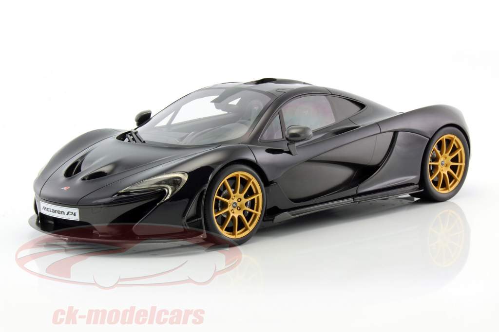 McLaren P1 築 2014 ゴッサム 黒 1:12 TrueScale