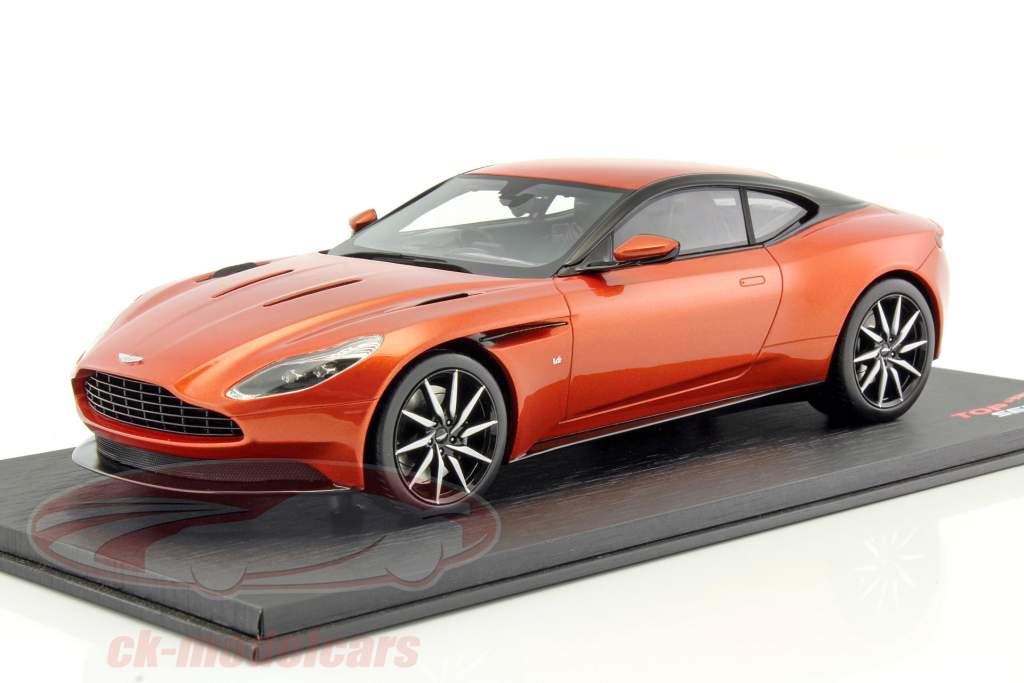 Aston Martin DB11 year 2017 cinnabar orange 1:18 TrueScale