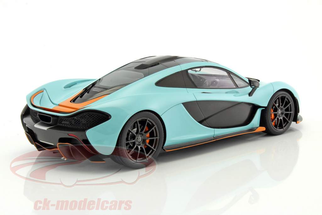 McLaren P1 築 2014 Gulf Version ブルー / オレンジ 1:12 TrueScale