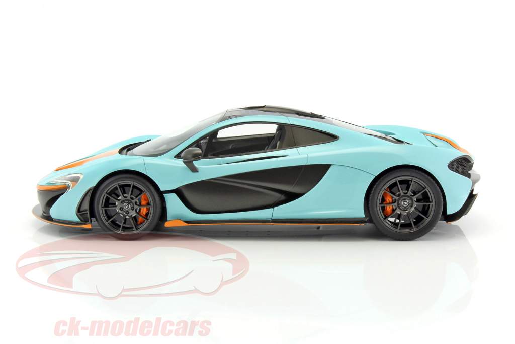 McLaren P1 築 2014 Gulf Version ブルー / オレンジ 1:12 TrueScale