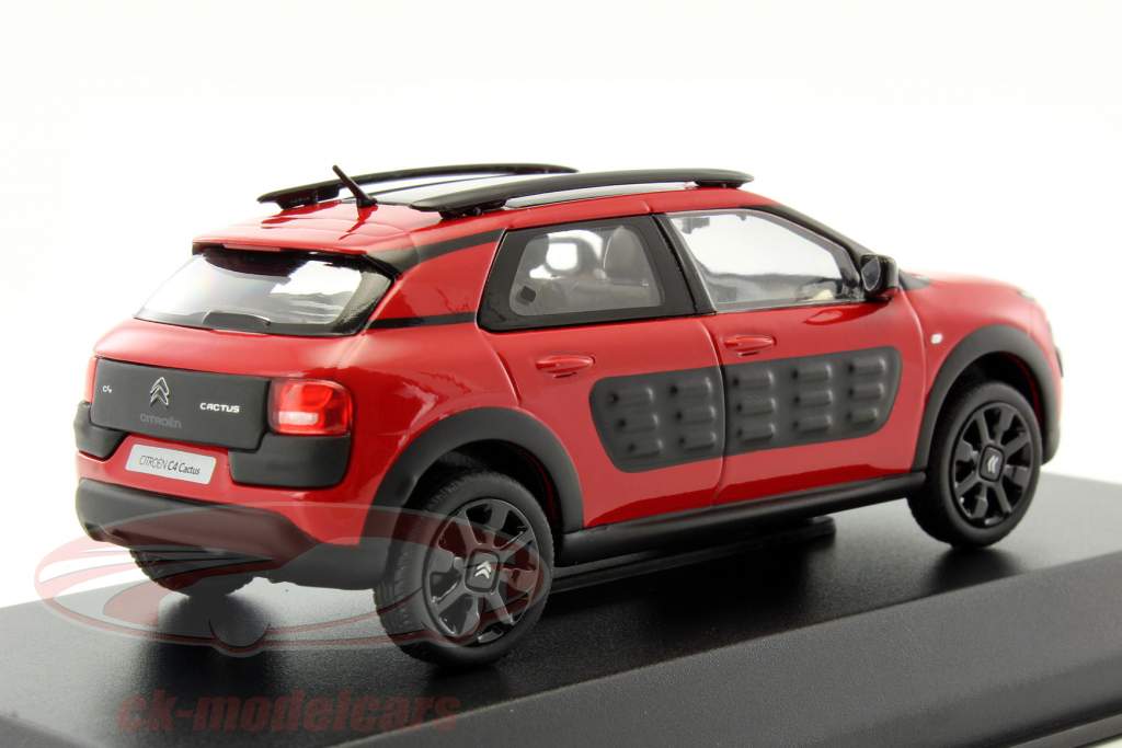 Citroen C4 Cactus 建造年份 2014 红 / 黑 1:43 Norev