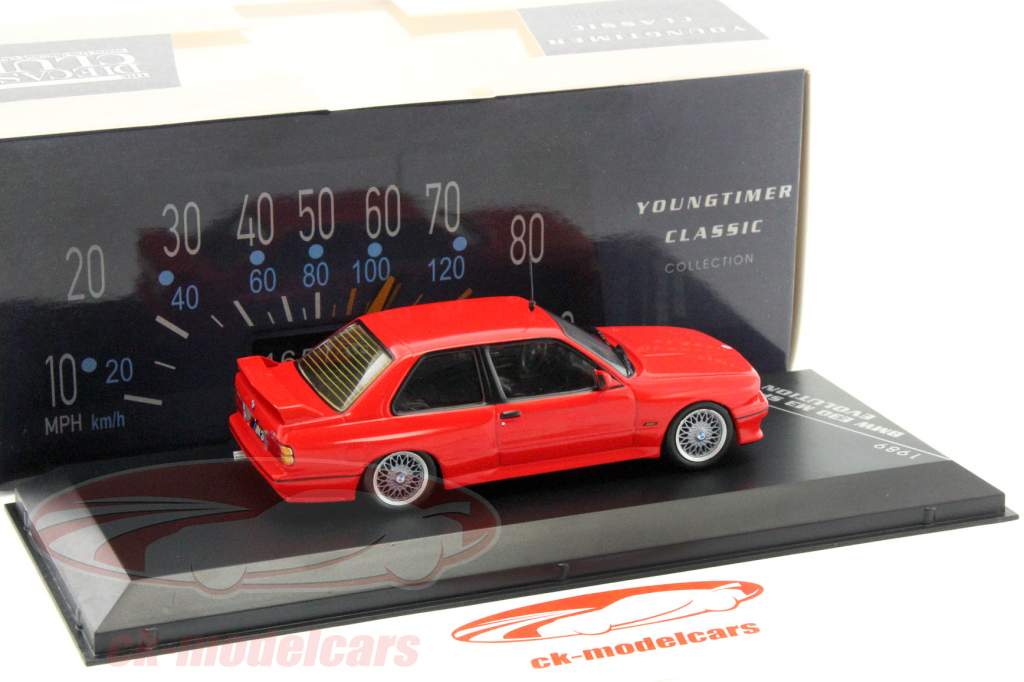 BMW M3 E30 Sport Evolution year 1989 red 1:43 Triple9