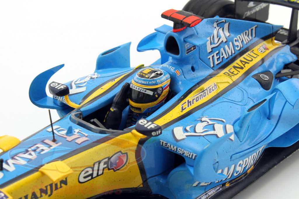 ミニカー Hot WHeels RENAULT F1 2006 1/18 Giancarlo fisichella Renault f1 team R26 hotwheels 1:18