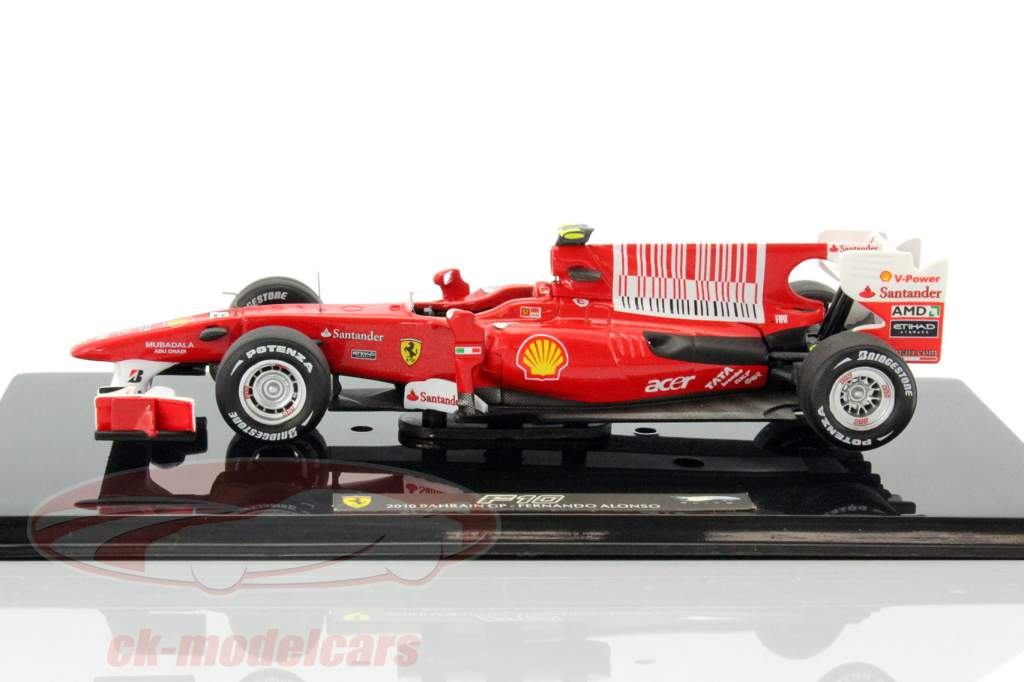 ☆FERRARI F10☆BAHRAIN GP EDITION☆F.ALONSO HotWheels Elite 1:43 Fernando Alonso Ferrari F10 Bahrain GP