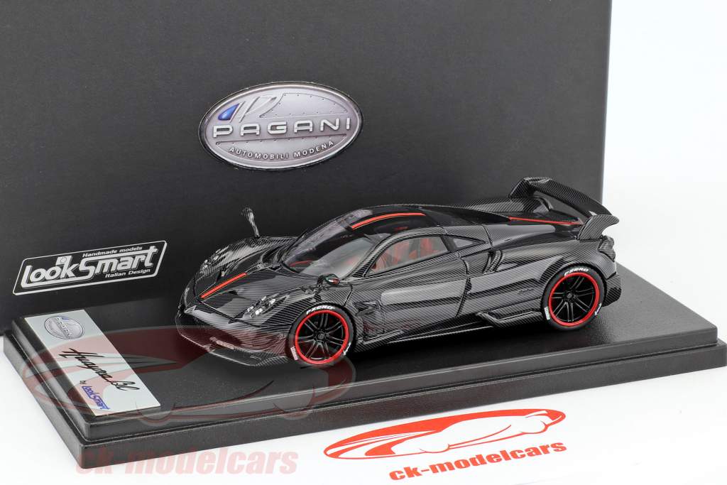 Pagani Huayra BC année de construction 2016 carboxylique / rouge 1:43 LookSmart
