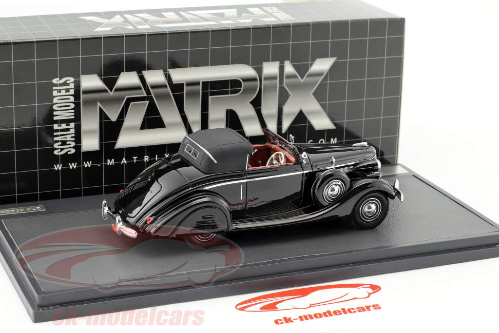 Buick Series 40 Lancefield Drop Head 築 1938 黒 1:43 Matrix