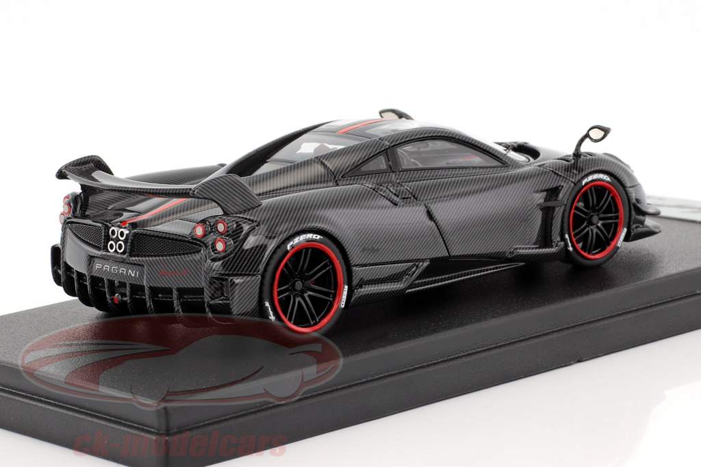 Pagani Huayra BC année de construction 2016 carboxylique / rouge 1:43 LookSmart