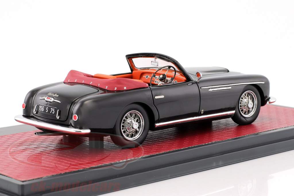 Talbot Lago T26 Stabilimente Farina Cabriolet year 1951 black 1:43 Matrix