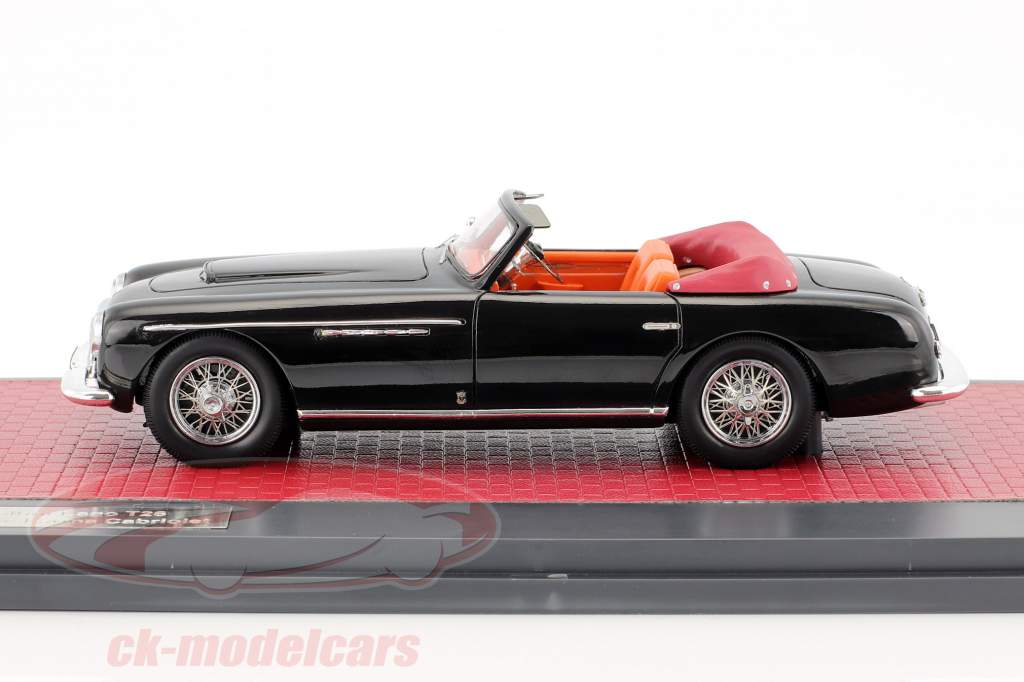 Talbot Lago T26 Stabilimente Farina Cabriolet year 1951 black 1:43 Matrix