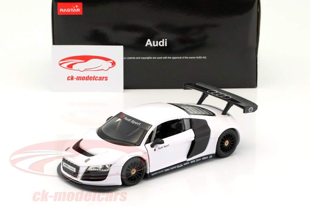 Audi R8 LMS année de construction 2014 blanc 1:24 Rastar
