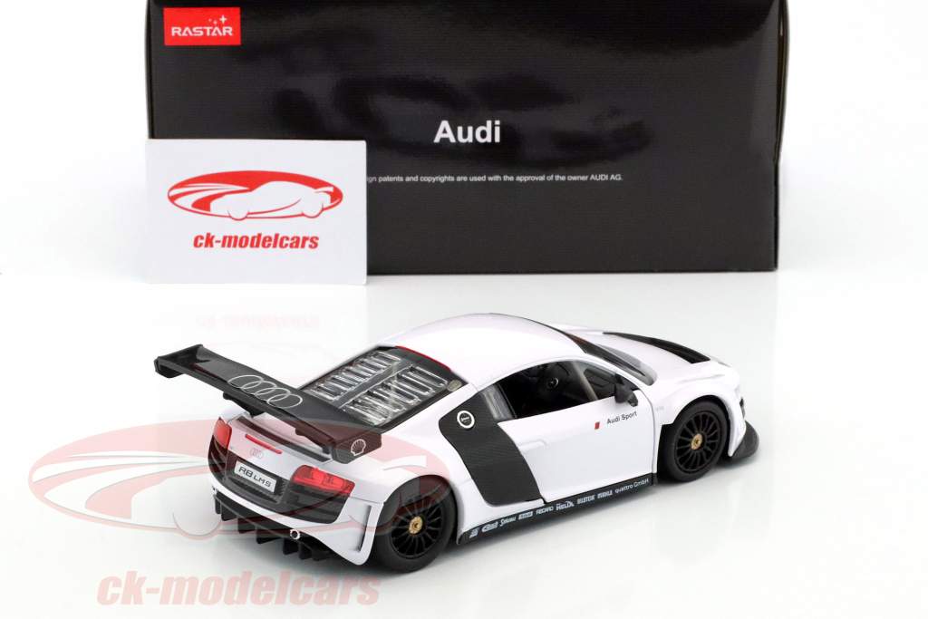 Audi R8 LMS année de construction 2014 blanc 1:24 Rastar