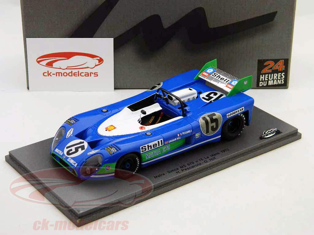 Matra Simca MS 670 º 15 LeMans 24h 1972 1:24 Centelha