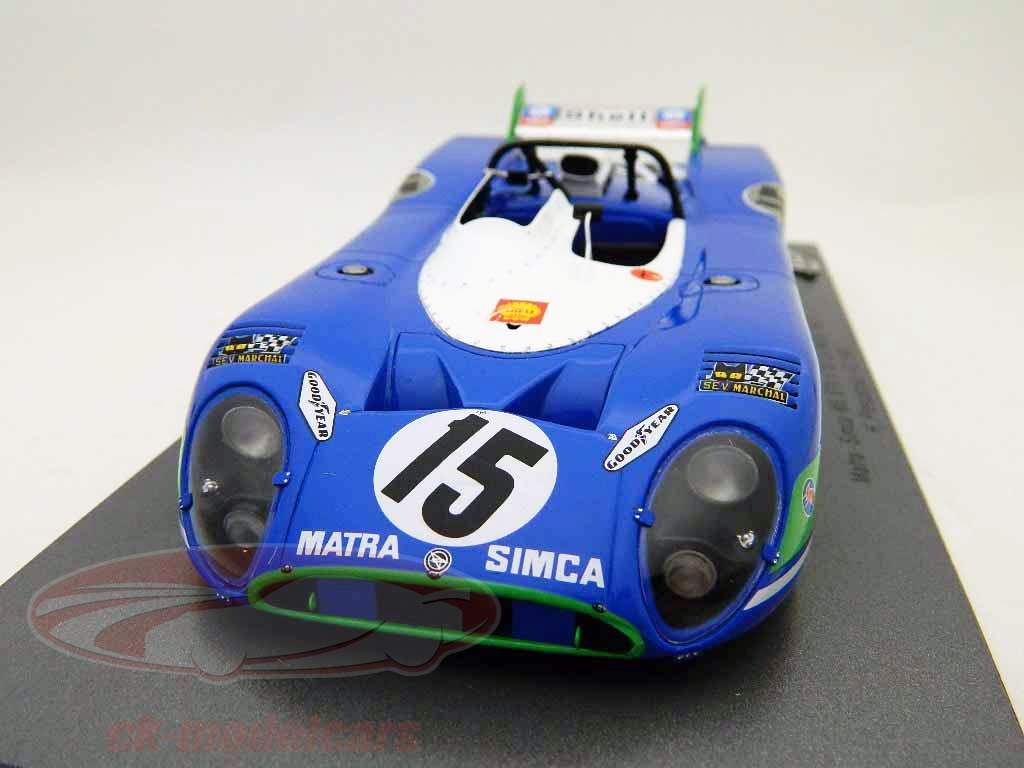 Matra-Simca MS 670 N° 15 24h LeMans 1972 1:24 Spark