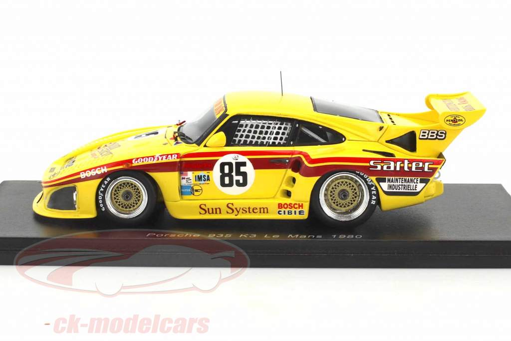 Porsche 935 K3 #85 24h LeMans 1980 Haywood, D. Whittington, D. Whittington 1:43 Spark