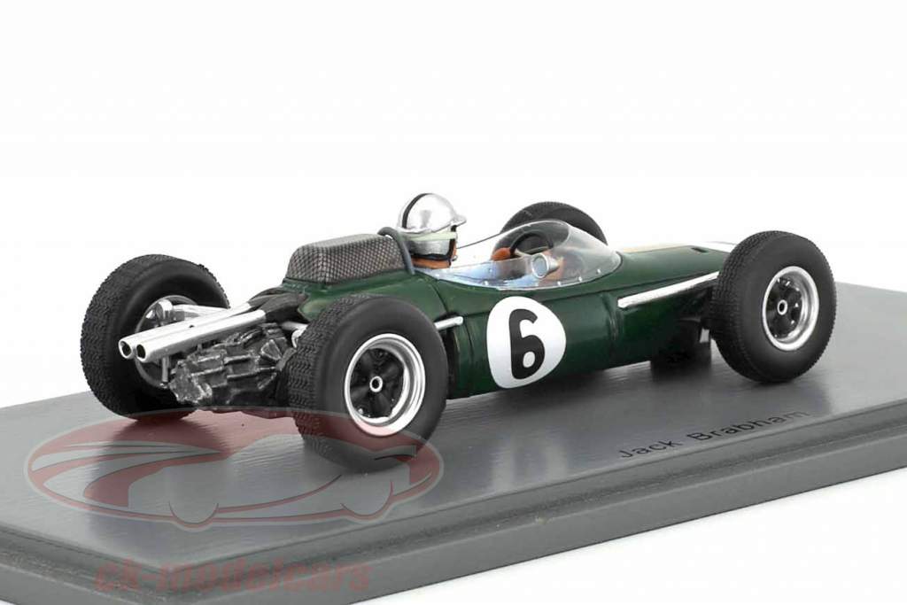 Jack Brabham Brabham BT7 #6 4. Frankrig GP formel 1 1963 1:43 Spark