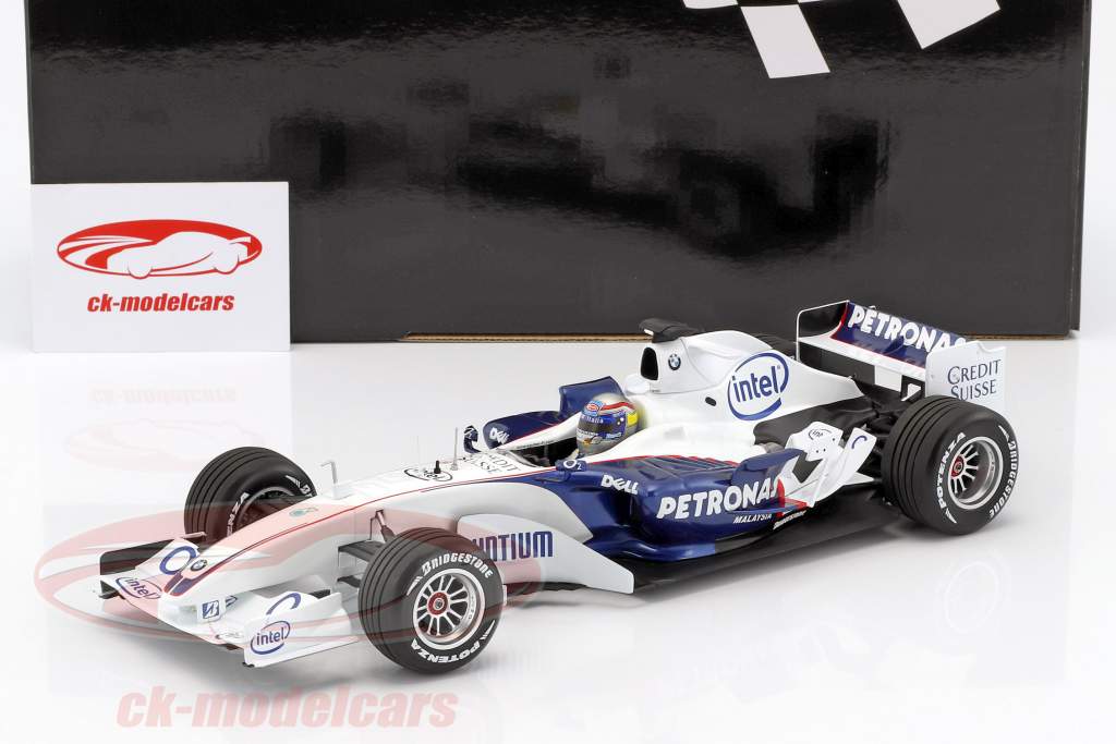 Alessandro Zanardi Sauber BMW C24B novembro teste Valencia fórmula 1 2006 1:18 Minichamps