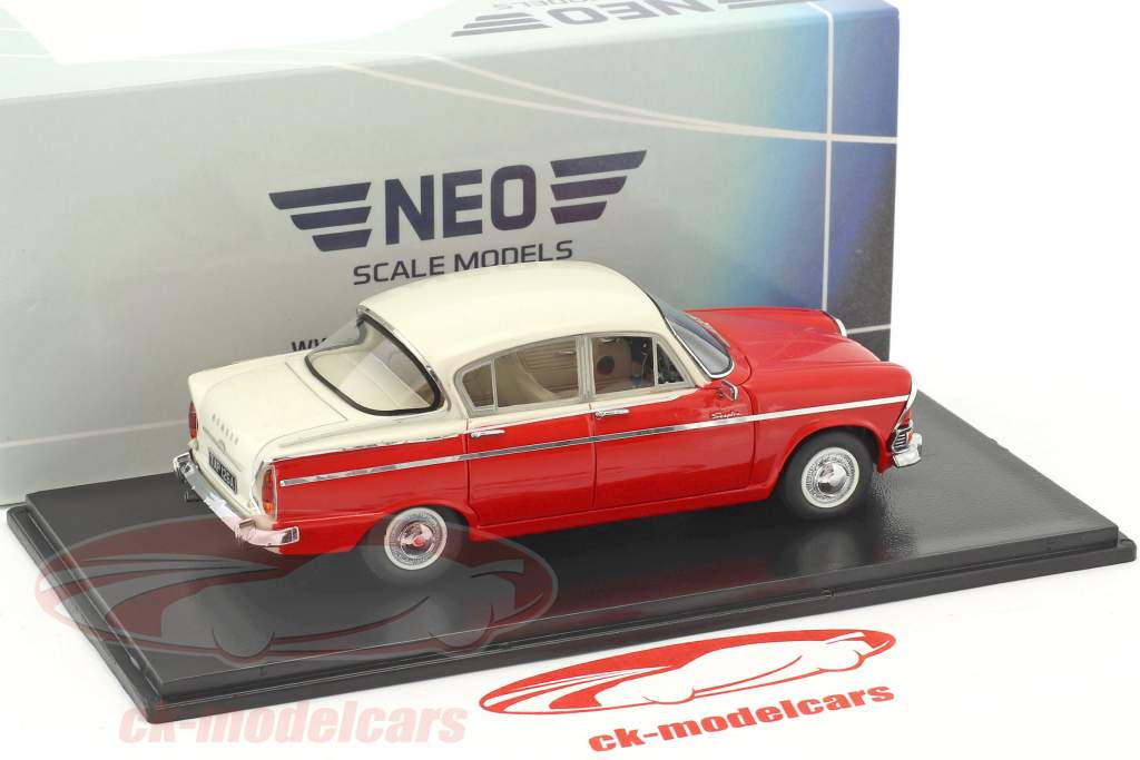 Humber Sceptre MK I année de construction 1963 rouge / blanc 1:43 Neo