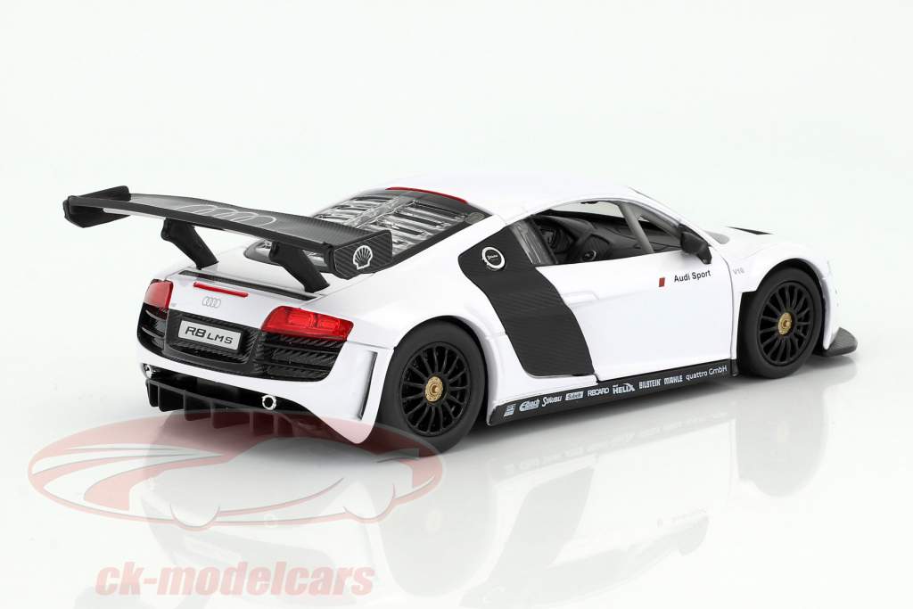 Audi R8 LMS année de construction 2014 blanc 1:24 Rastar