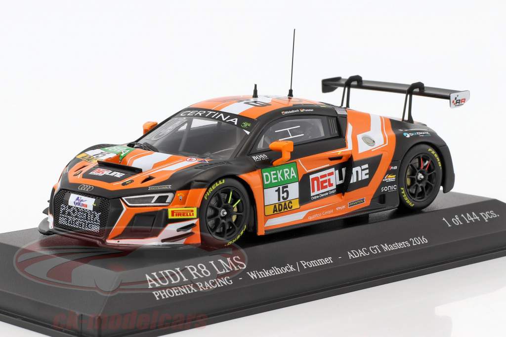 Audi R8 LMS #15 ADAC GT Masters 2016 Winkelhock, Pommer 1:43 Minichamps