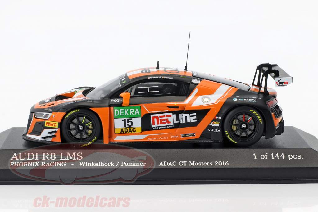 Audi R8 LMS #15 ADAC GT Masters 2016 Winkelhock, Pommer 1:43 Minichamps