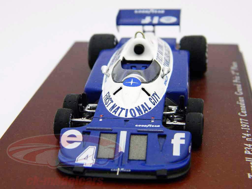 泰瑞尔P34＃4第二名加拿大大奖赛一级方程式1977年1:43的TrueScale