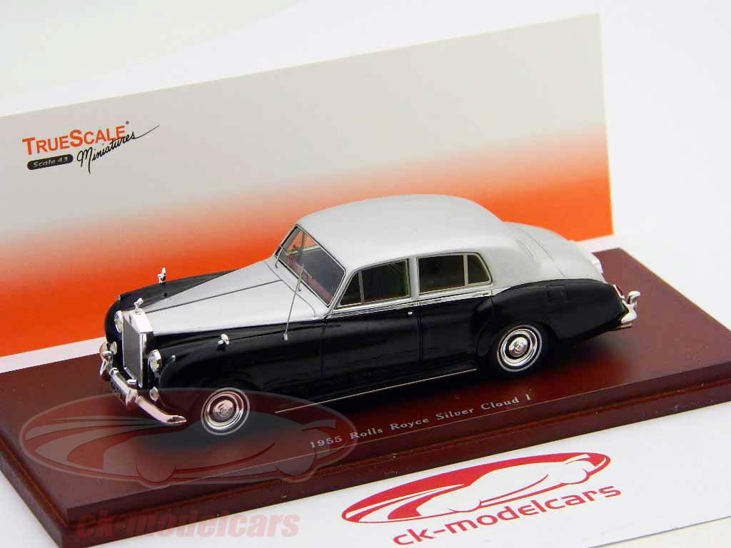 Rolls Royce Silver Cloud I Bj.1955 silber-schwarz / silver-black 1:43 TrueScale