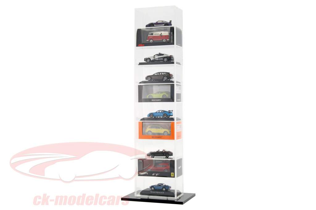 Modellauto Tower Vitrine mit Bodenplatte für 10 Modelle 1:43 SAFE