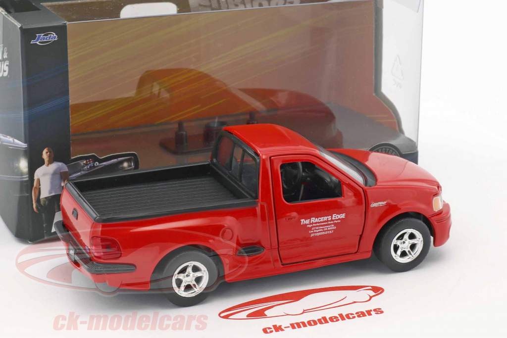 Brian's Ford F-150 SVT Lightning Fast and Furious 2001 rood 1:32 Jada Toys