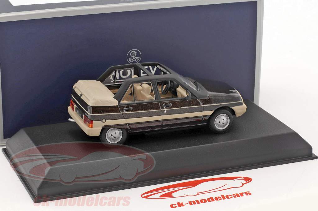 Citroen Visa Decapotable año de construcción 1984 marrón metálico / beige 1:43 Norev