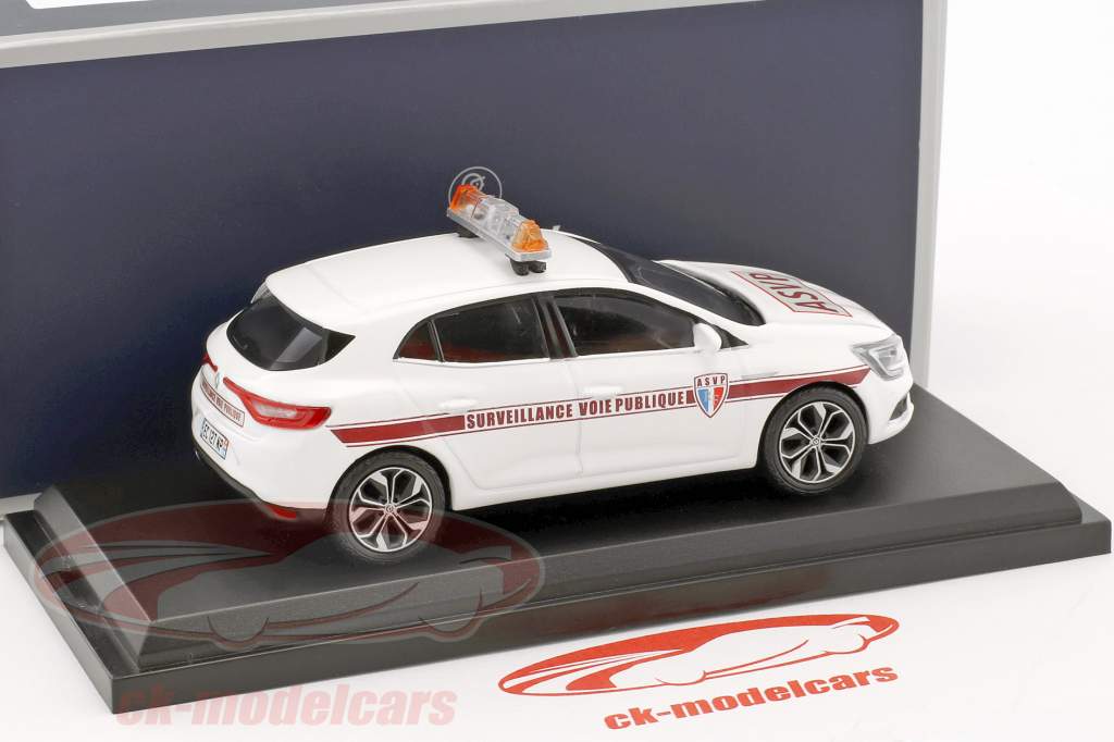 Renault Mégane ASVP année de construction 2016 blanc 1:43 Norev