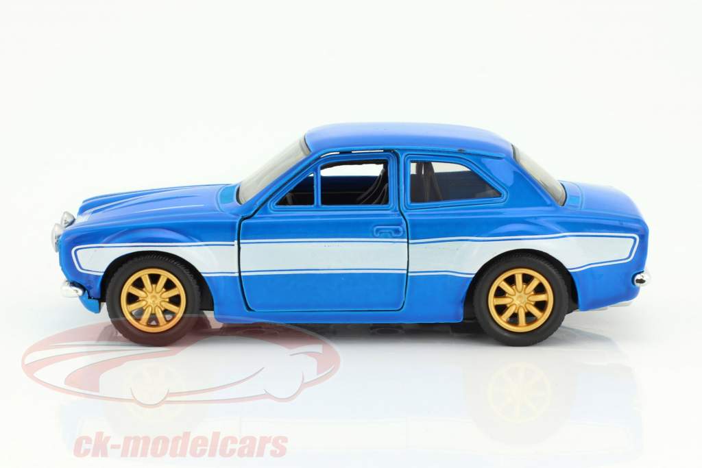 Brian's Ford Escort RS2000 MK1 Fast and Furious blue / white 1:32 Jada Toys
