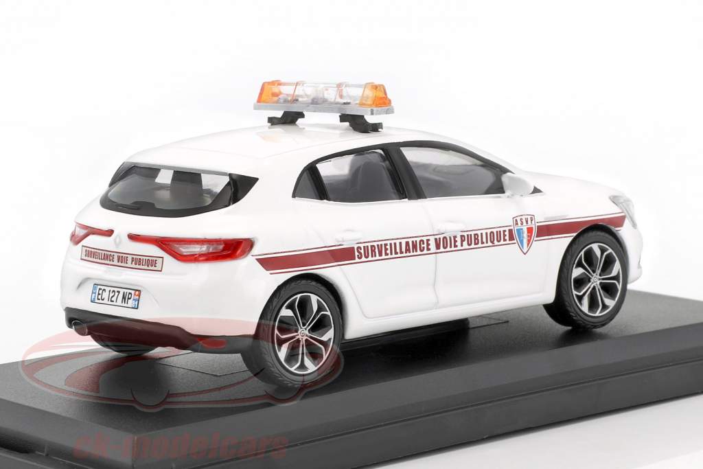 Renault Mégane ASVP année de construction 2016 blanc 1:43 Norev