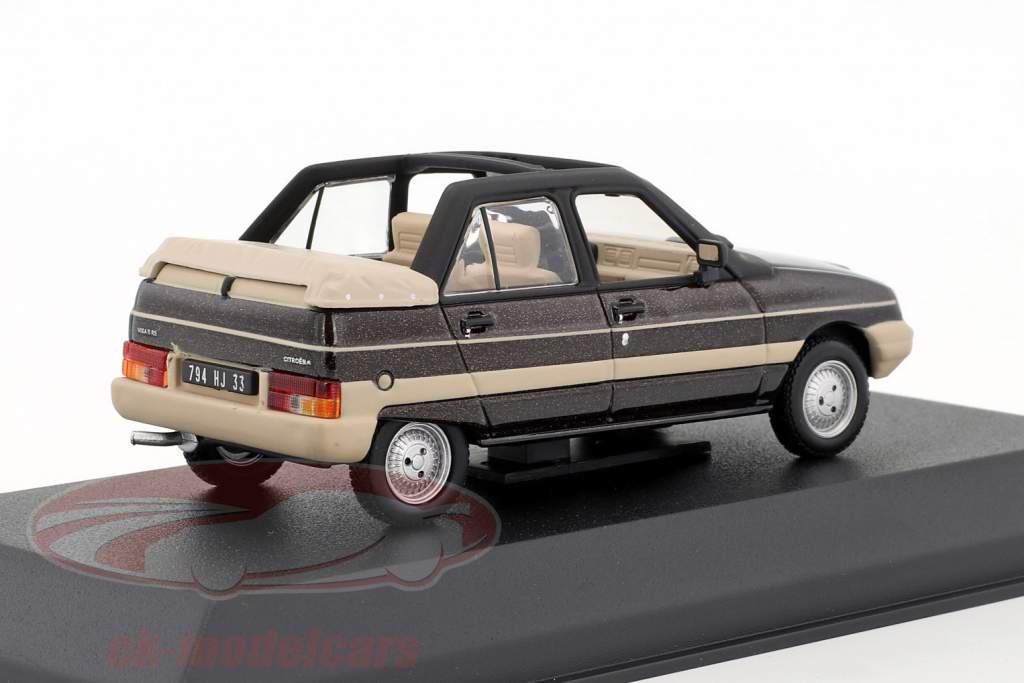Citroen Visa Decapotable año de construcción 1984 marrón metálico / beige 1:43 Norev