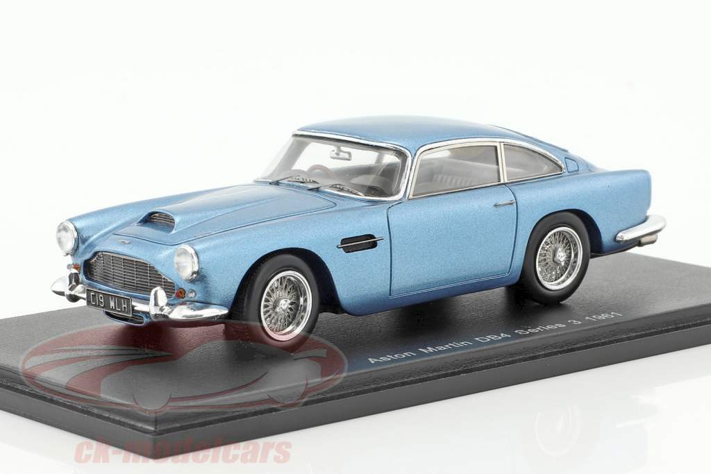 Aston Martin DB4 S3 建造年份 1961 蓝 金属的 1:43 Spark