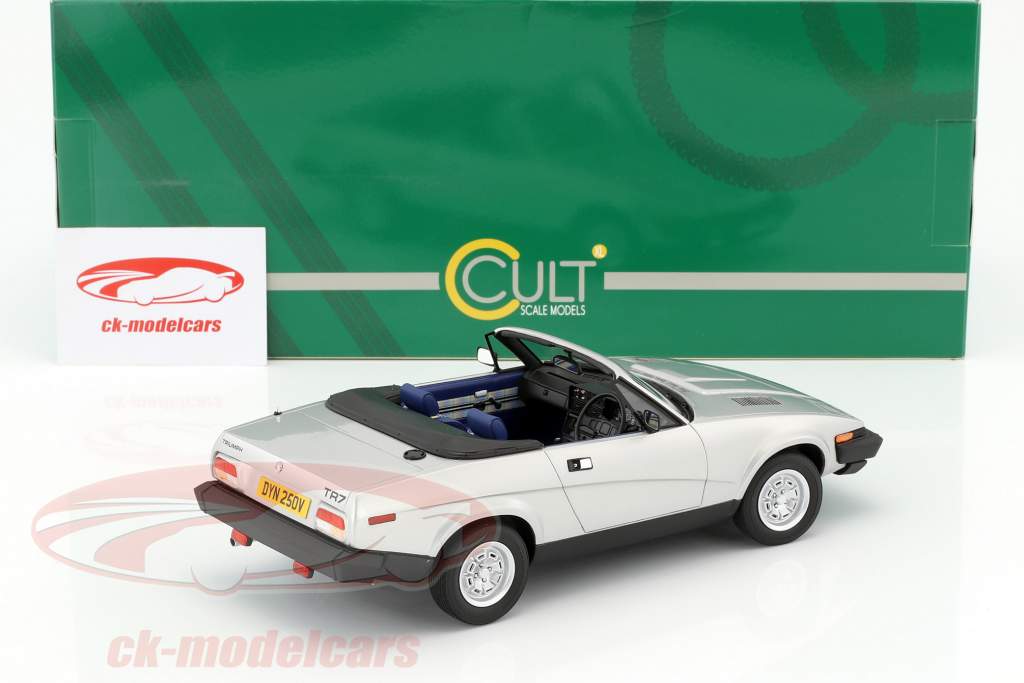 Triumph TR7 DHC 築 1980 銀 メタリック 1:18 Cult Scale