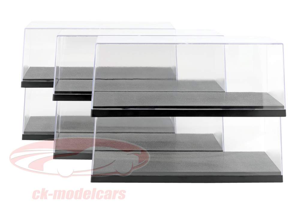 6er Carton Triple9 Acrylic Showcases for Model cars in the Scale 1:18