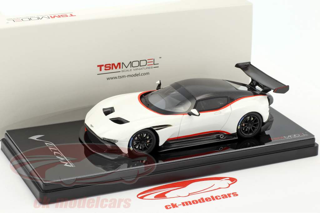 Aston Martin Vulcan wit 1:43 TrueScale