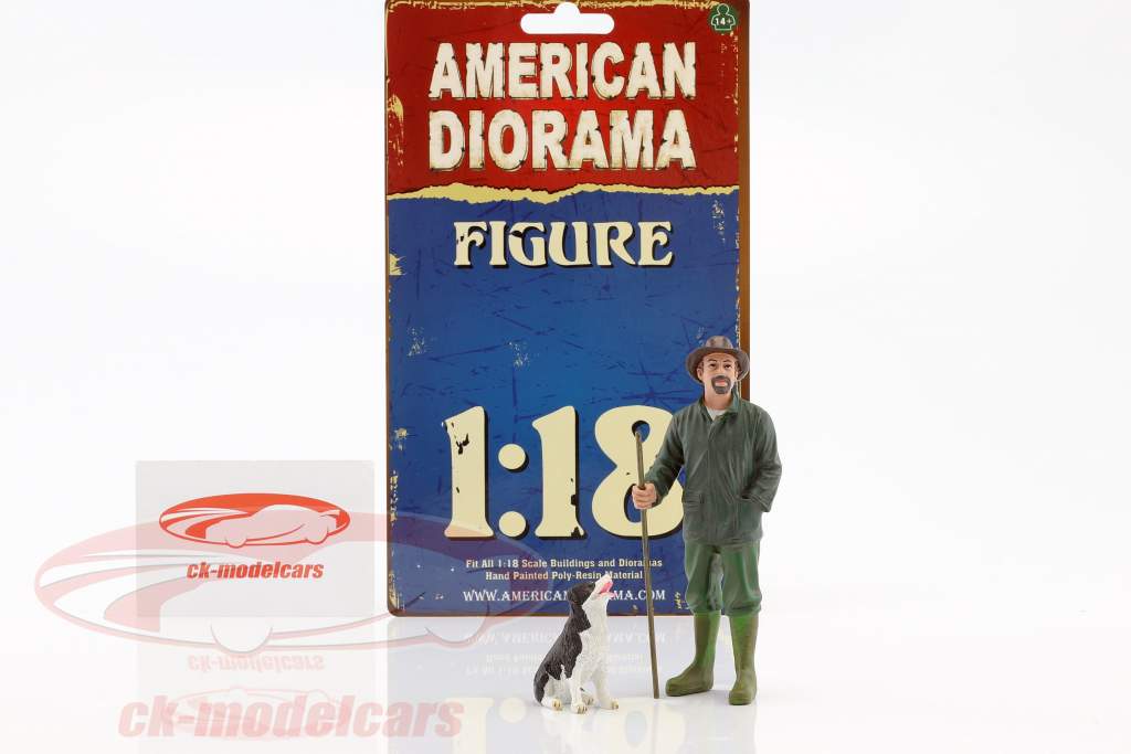 cliente Patrick & cane 1:18 American Diorama