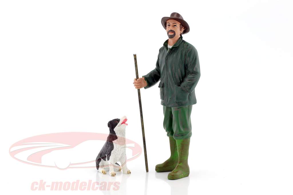 Kunde Patrick & Hund 1:18 American Diorama